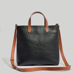 Madewell Zip-Top Transport Crossbody Tote Bag
